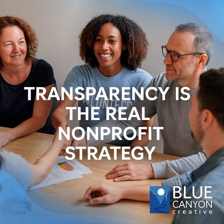 Transparency Is the Real Nonprofit Strategy